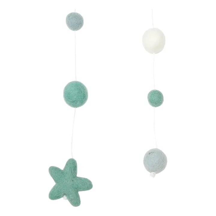 Calm Mobile mural Etoiles | Bleu