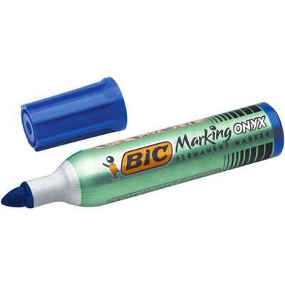 BIC ONYX 1482 - Marqueur permanent - pointe ogive - bleu