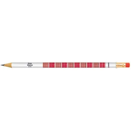 Eberhard Faber Bleistift rund mit Gummitip 1x1, sortiert