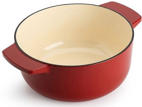 KitchenAid braadpan 26cm - geëmailleerd gietijzer - keizer rood - rond