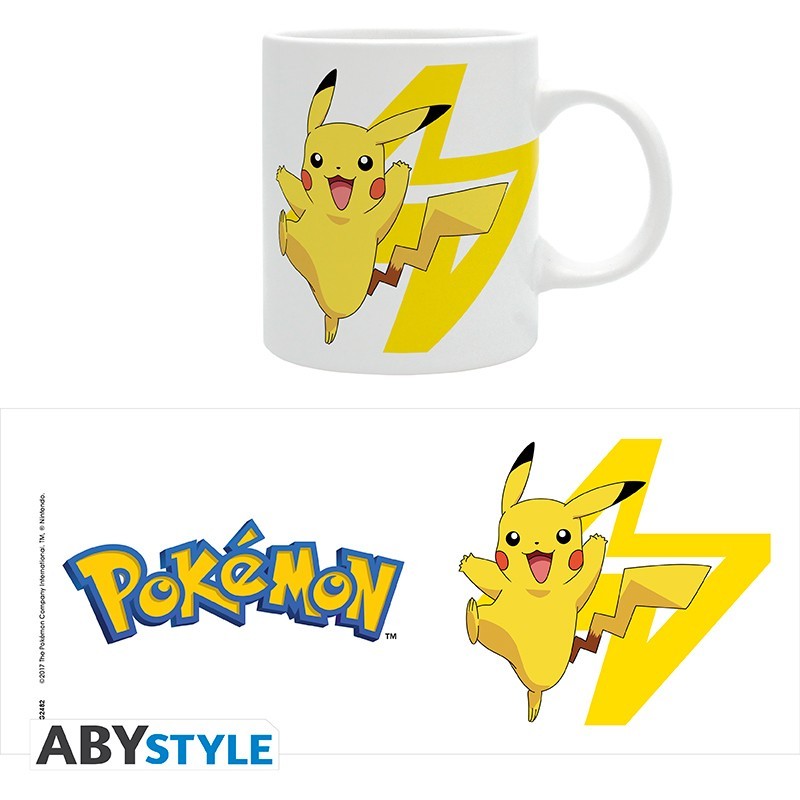 POKEMON - Mug - 320 ml - Logo & Pikachu