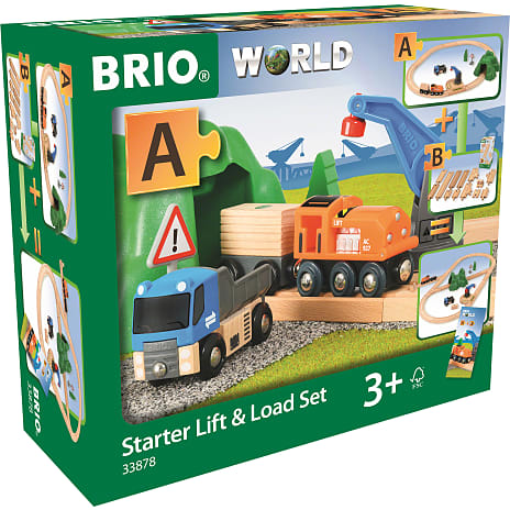 BRIO 33878 Løft- og læs startsæt