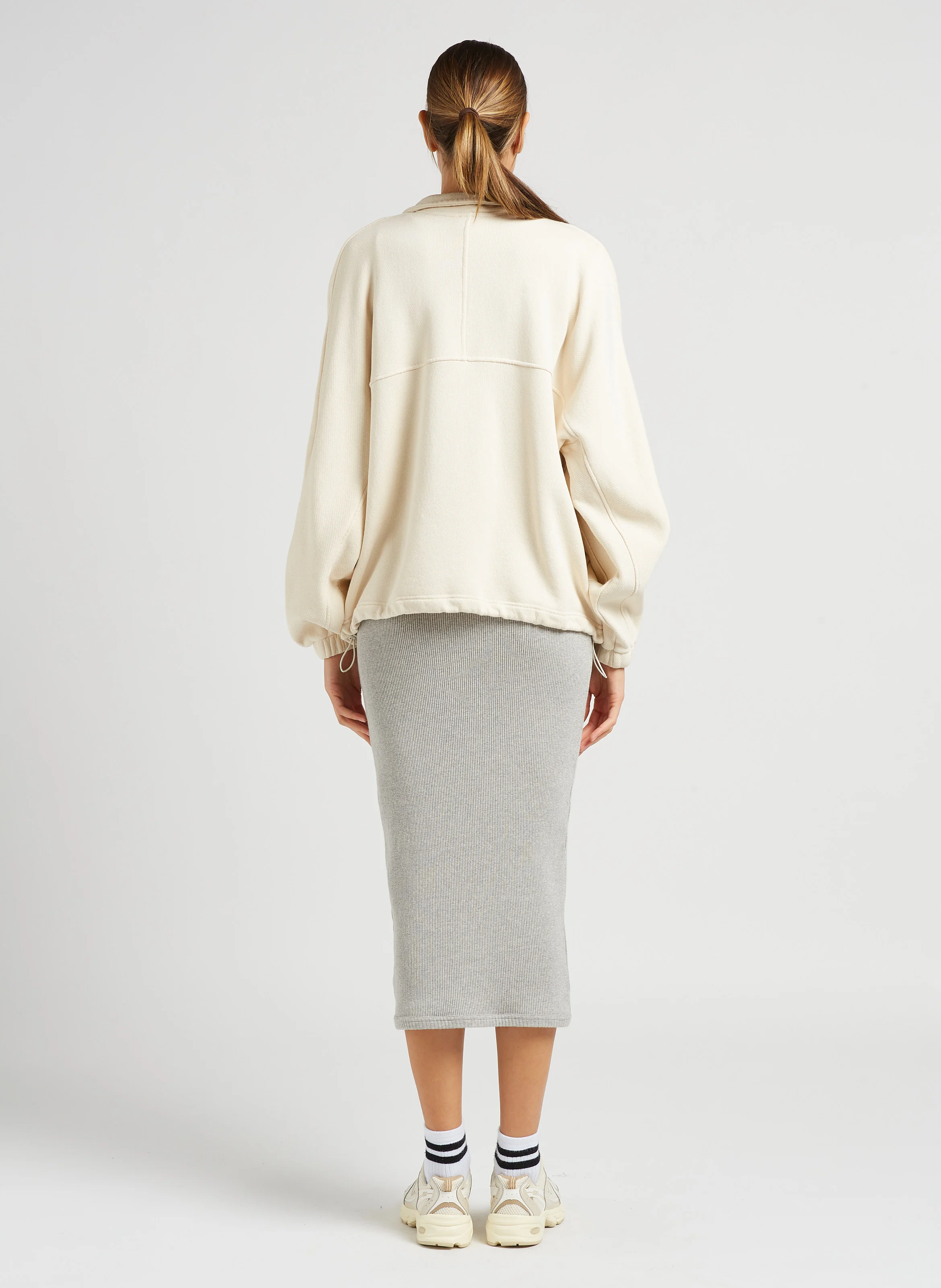 530 - Baskets basses en mesh | Beige