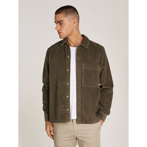 Calvin Klein Jeans Corduroy Overshirt, Tarmac, XL