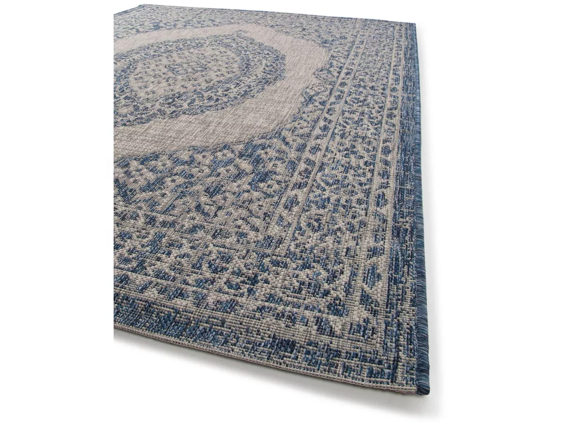 Tapis d'extérieur & intérieur Cleo Bleu 160x230 cm