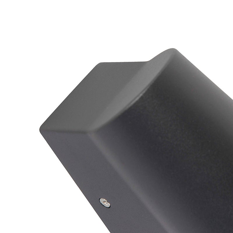 Buitenlamp antraciet met bewegingssensor incl. LED - Uma