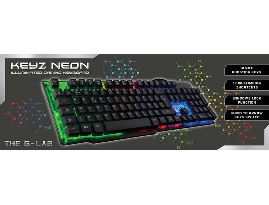 THE G-LAB - Clavier gamer KEYZ NEON
