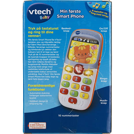 Vtech baby min første smart phone dk