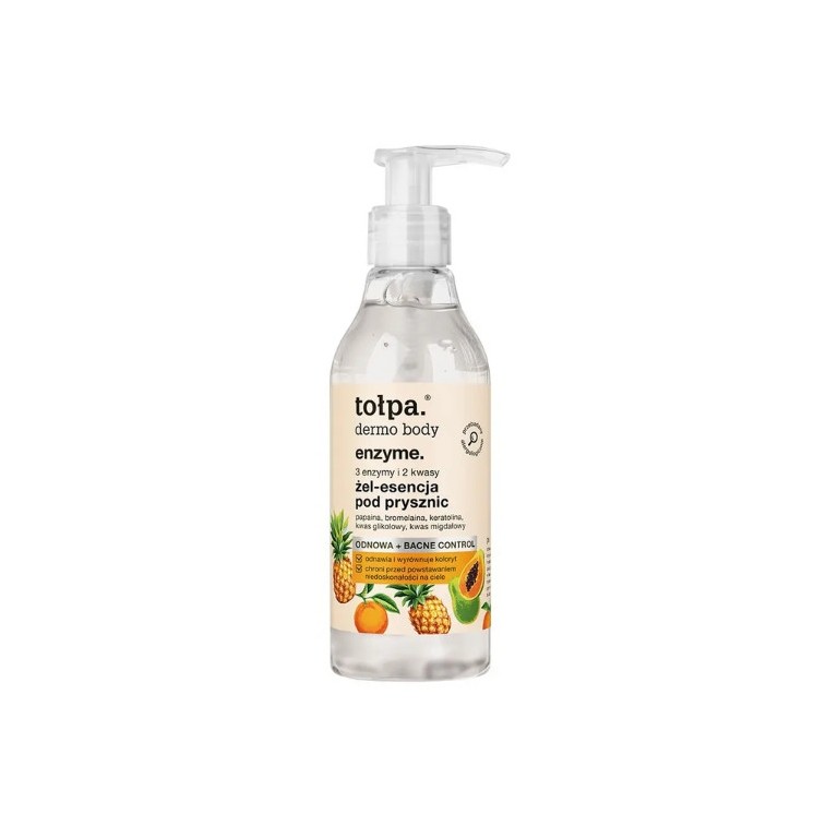 Tołpa Dermo Body Enzyme. Douchegel-essence 3 enzymen en 2 zuren 195 ml