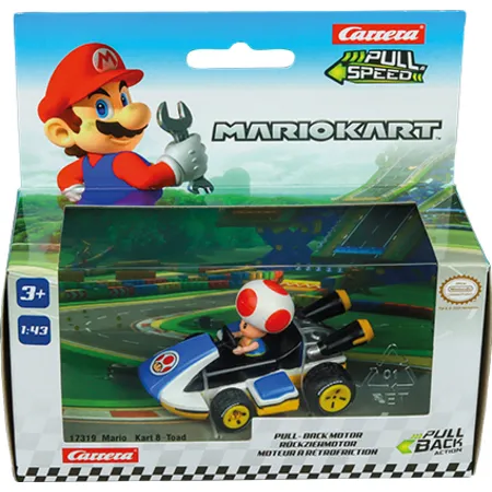 Carrera Pull & Speed Mario Kart™, 1 Stück, 4-fach sortiert