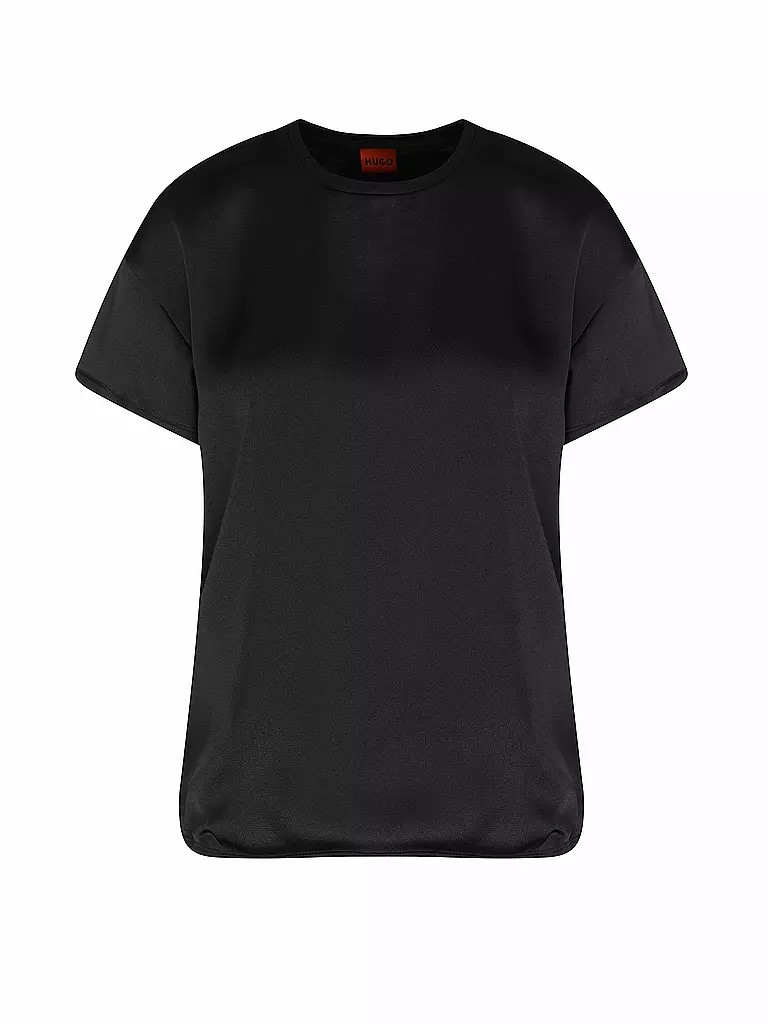 HUGO Blusenshirt  schwarz