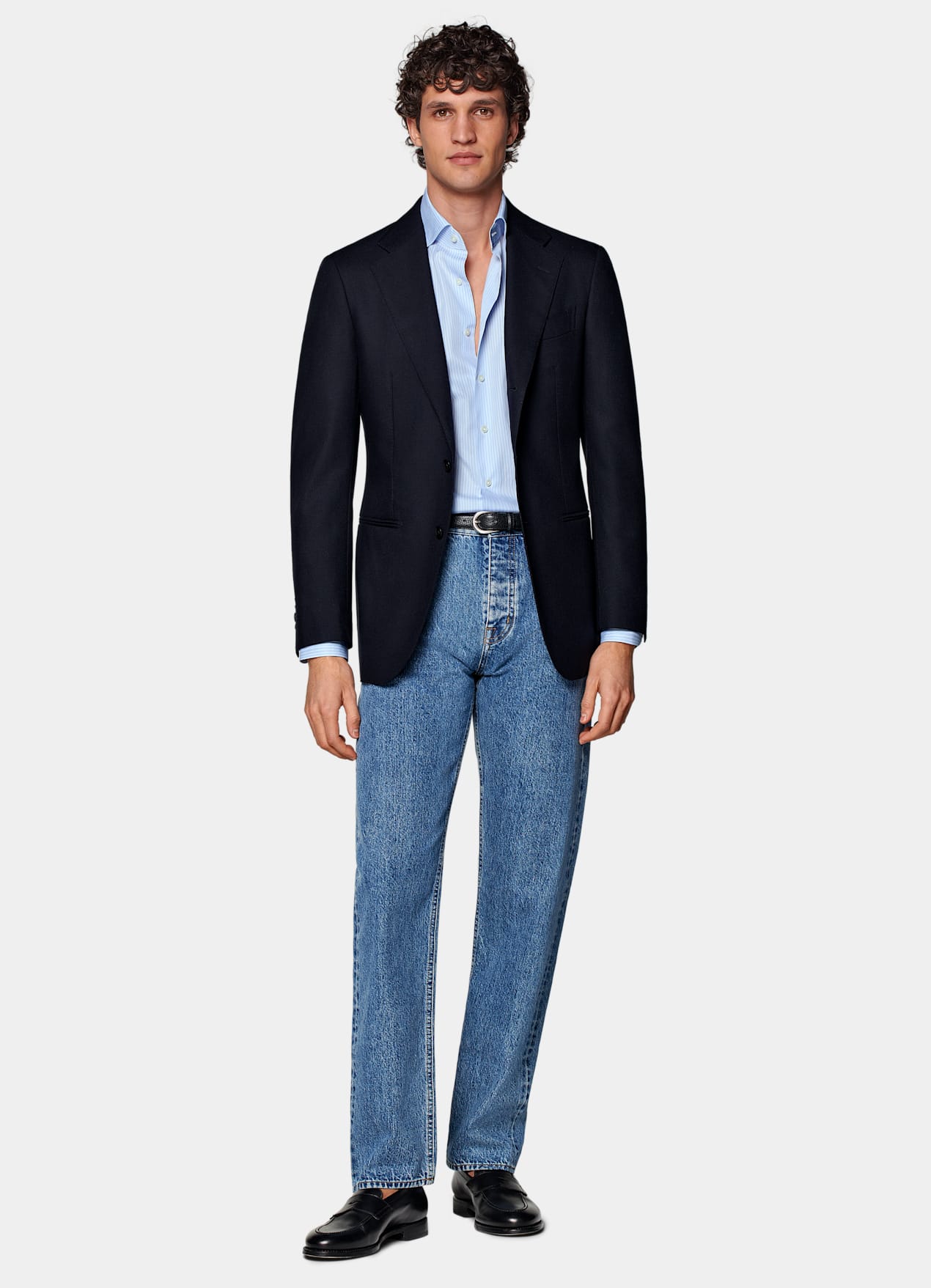 Blazer Havana coupe Tailored bleu marine