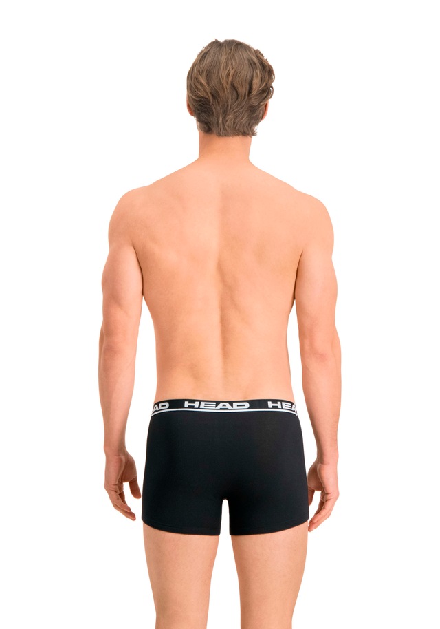 Head Boxershorts »HEAD BASIC BOXER 2P«, mit elastischem Logobund