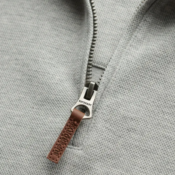 Superdry Core Piqué Henley Trui Heren