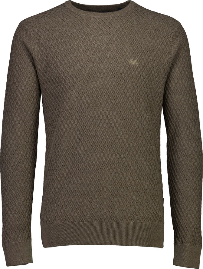Lindbergh Cable knit jumper Sand