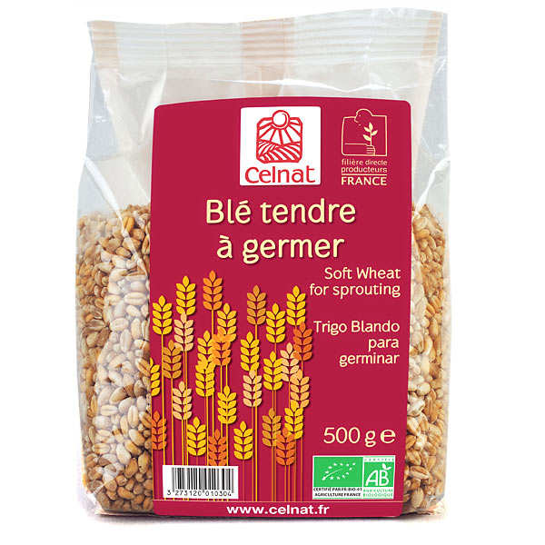 Blé tendre à germer bio