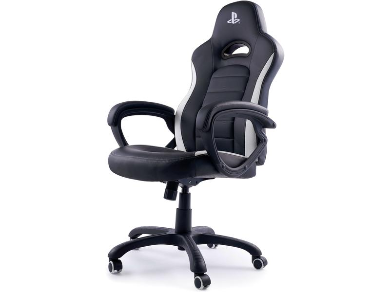 Nacon Gaming-Stuhl PlayStation Schwarz Gaming-Stuhl aus Kunstleder