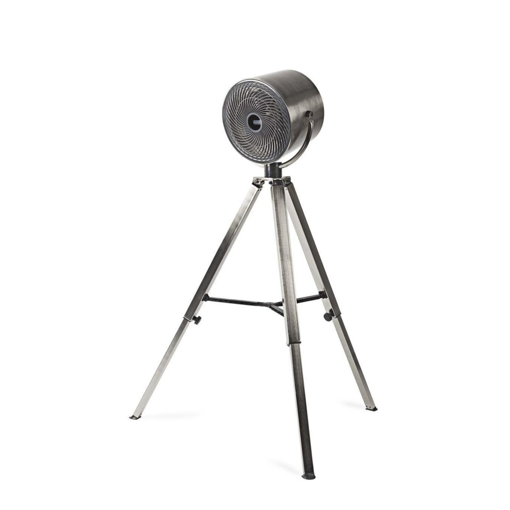 10 Zoll 45W Dreibein Ventilator Tripod Lüfter im Retro Look mit 3 Stufen Verstellbar 90-130cm (FNTR20CMT10) - Metall