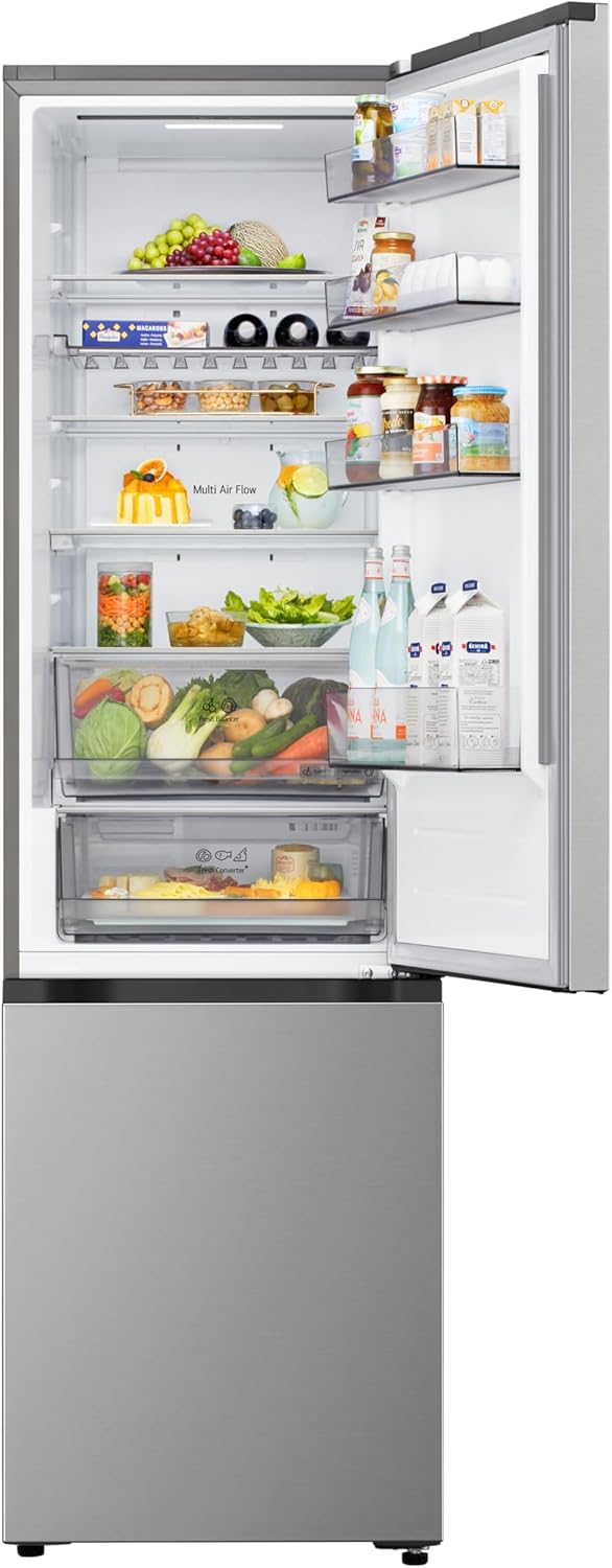 LG GBBS322CPY Fit&Max Kühl-/Gefrierkombination, vollintegrierbar, 375L, 2030mm H, LinearCooling+ & DoorCooling+, Total No Frost, FRESHConverter+, leise & effizient, Prime Silver, Energieklasse C.