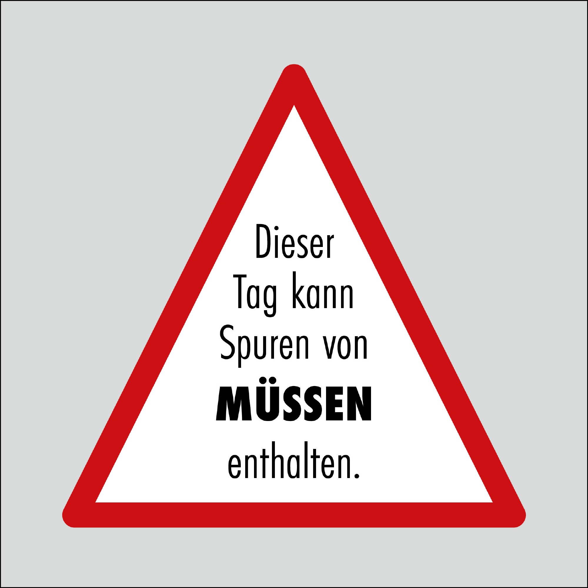 Postkarte 'Dieser Tag kann Spuren von...' günstig bestellen
