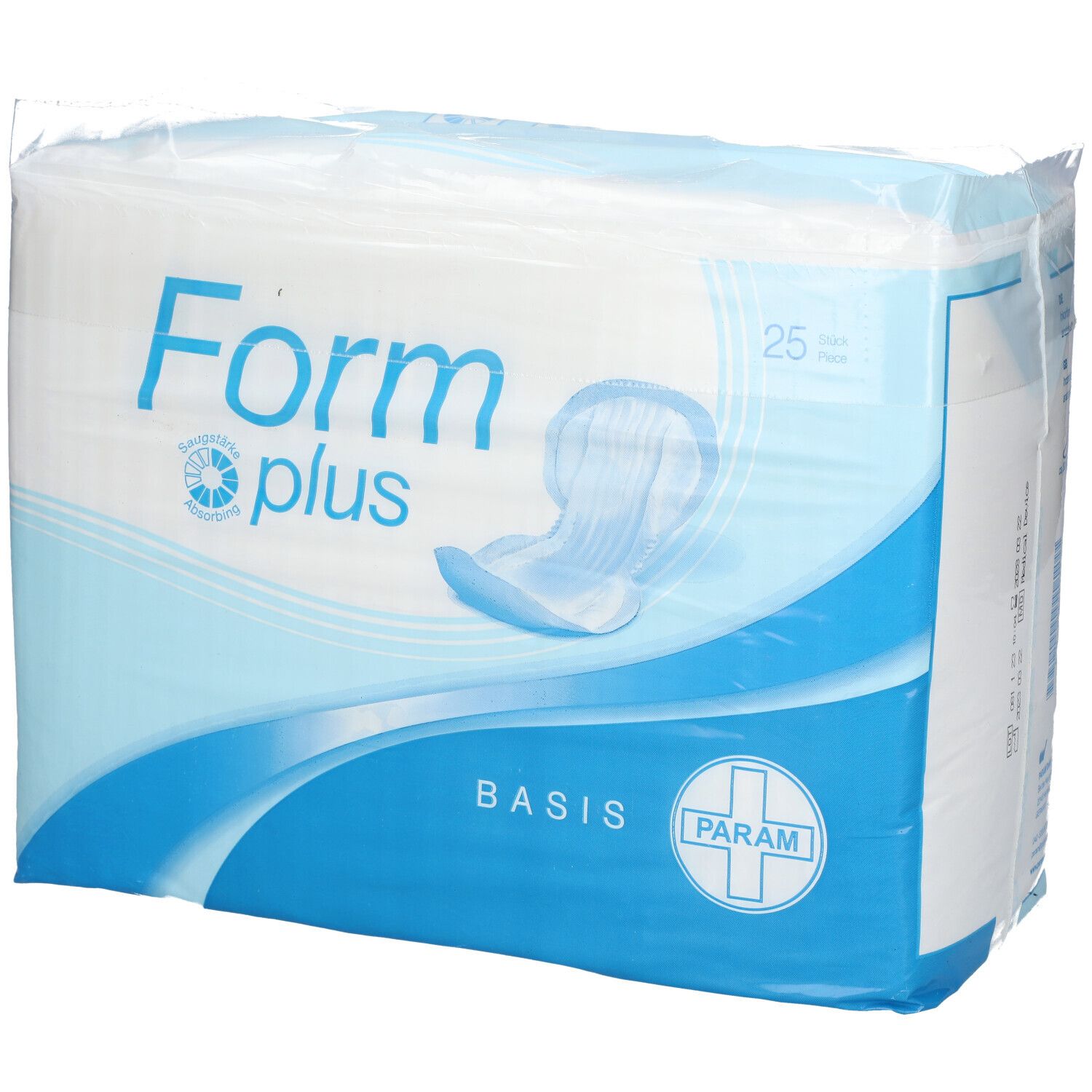 PARAM BASIS Form anatomische Inkontinenzvorlagen plus