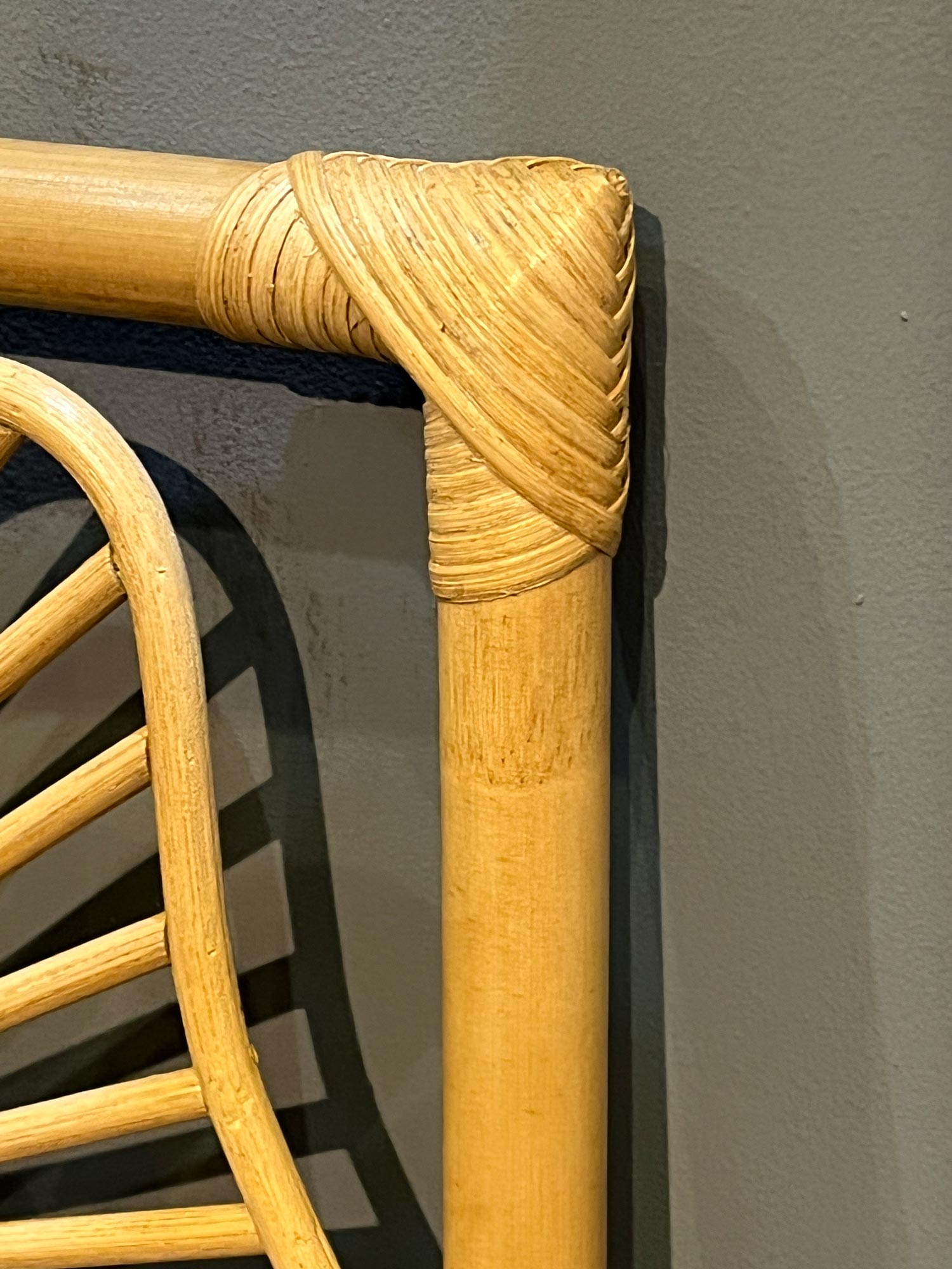 Rattan-Wanddeko 'Ditesse', natur, H 101 cm, B 41 cm, L 4 cm von fischer's lagerhaus