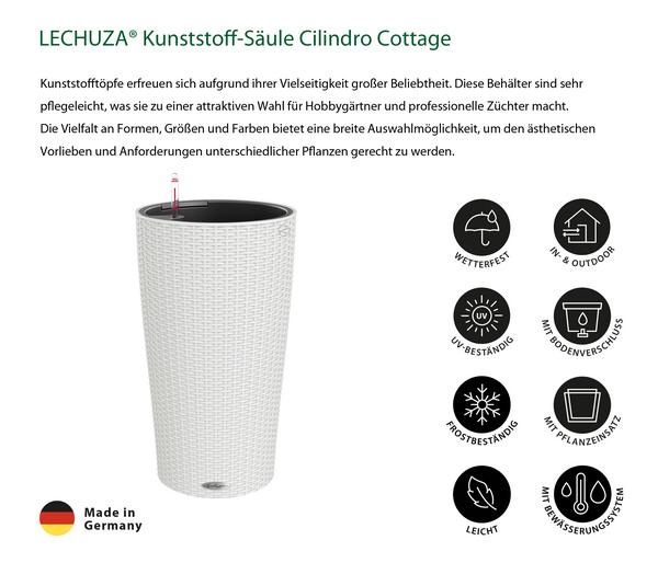 LECHUZA® Kunststoff-Säule Cilindro Cottage