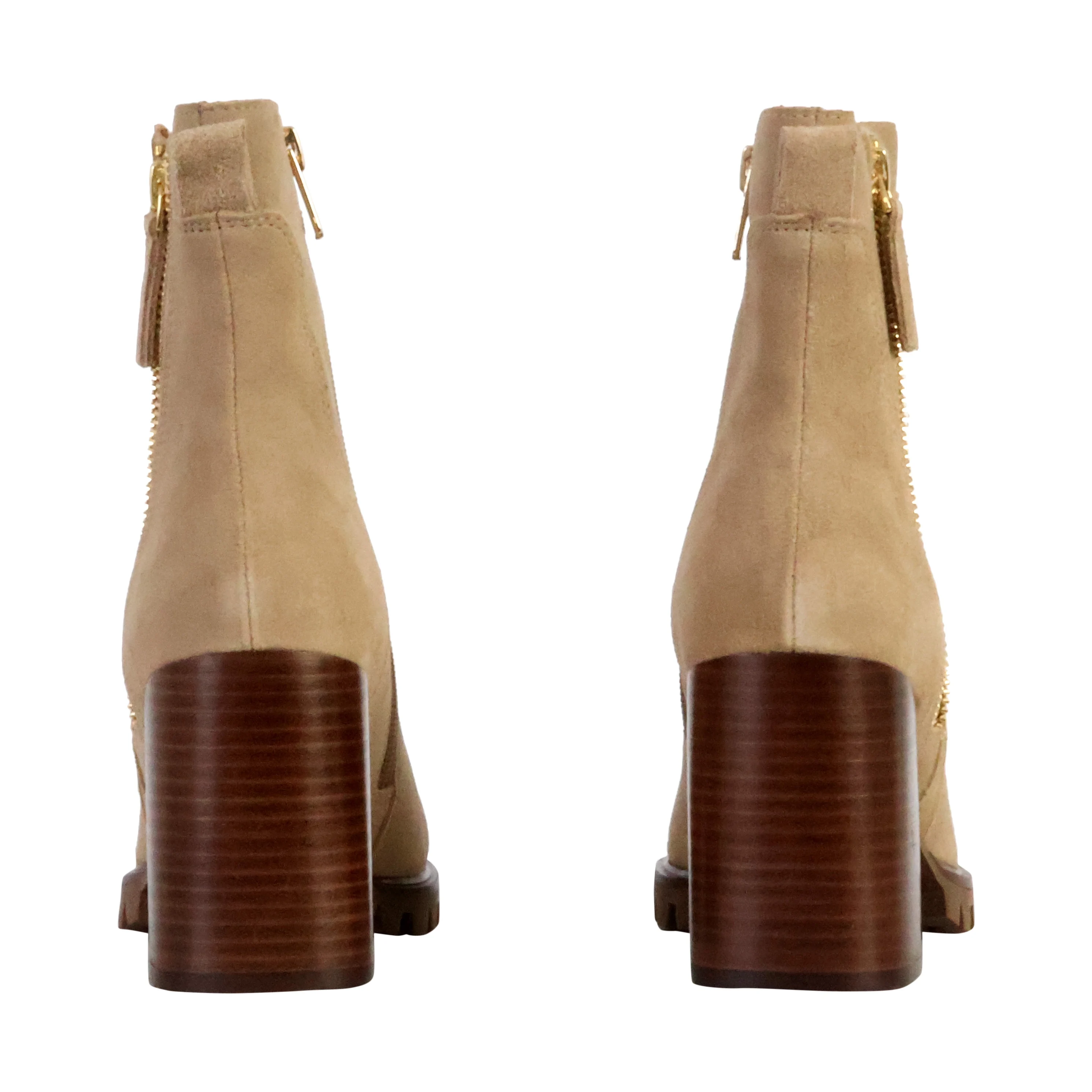 Bottines à talon cuirsilene | Beige
