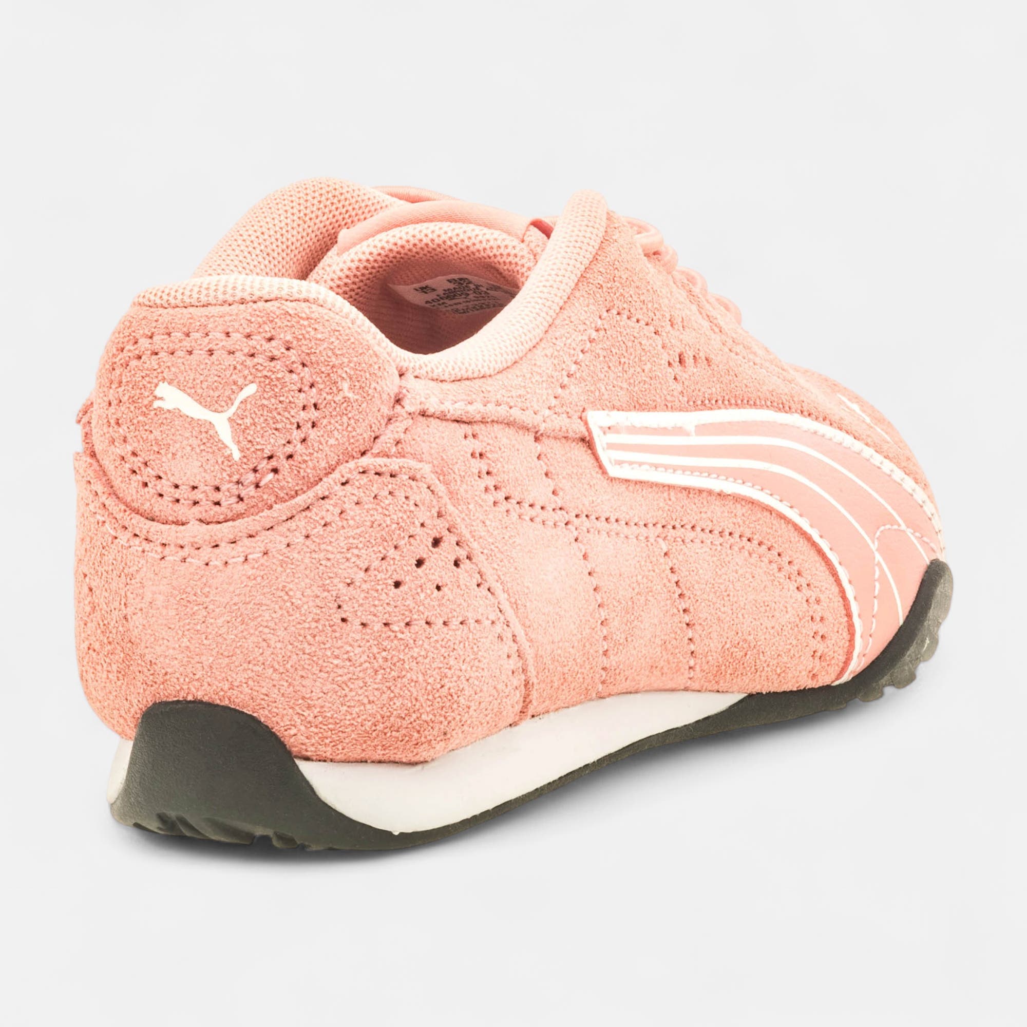Sneakers Fille en cuir rose