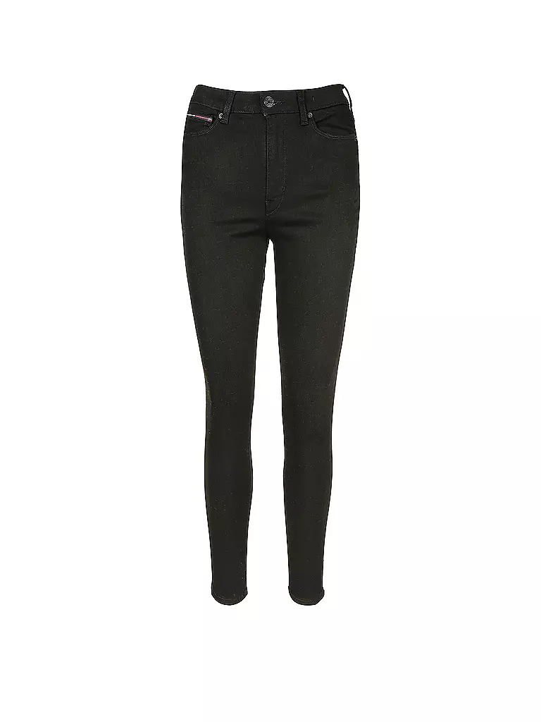 TOMMY JEANS Highwaist Jeans Super Skinny Fit Sylvia schwarz