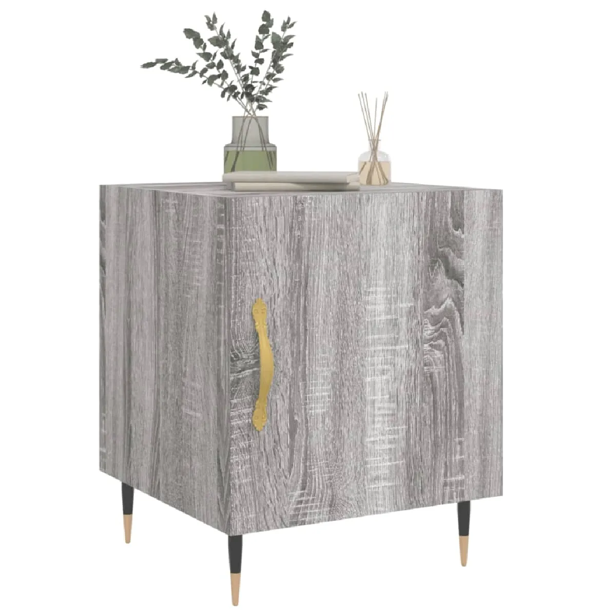 VIDAXL Tables de chevet 2 pcs - Sonoma gris