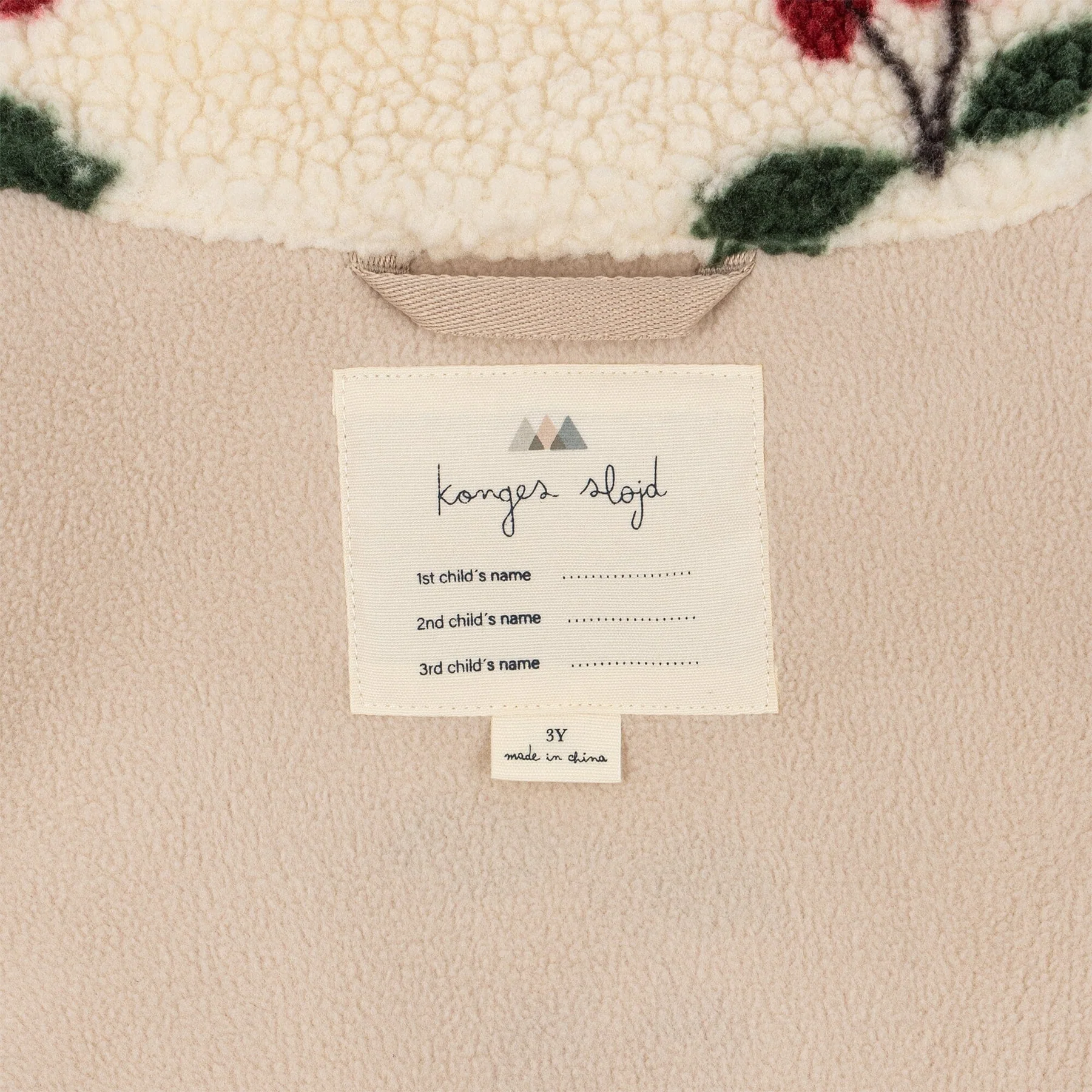 Konges Sløjd Jody Teddy Jacket Grs cherry