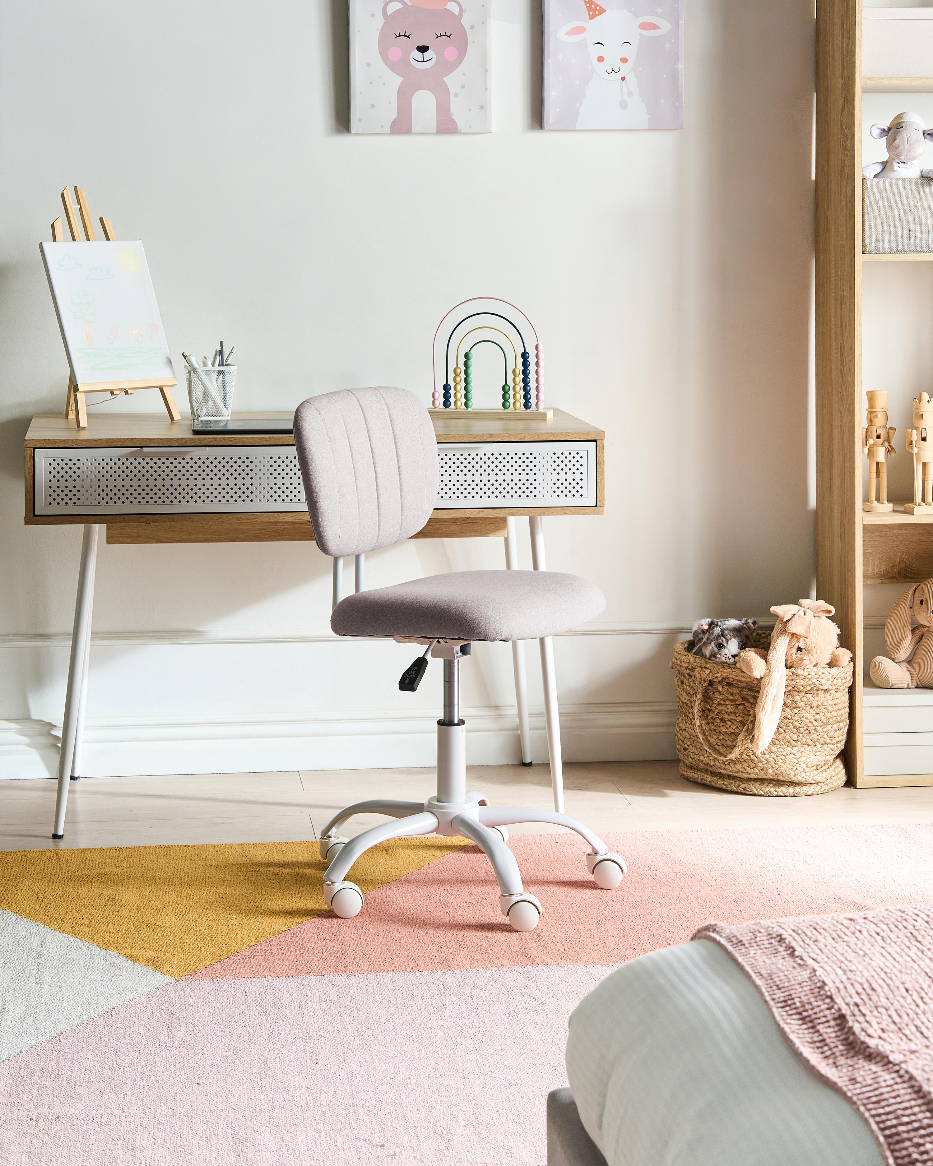 Bureaustoel BUBBLY Stof Lichtbeige