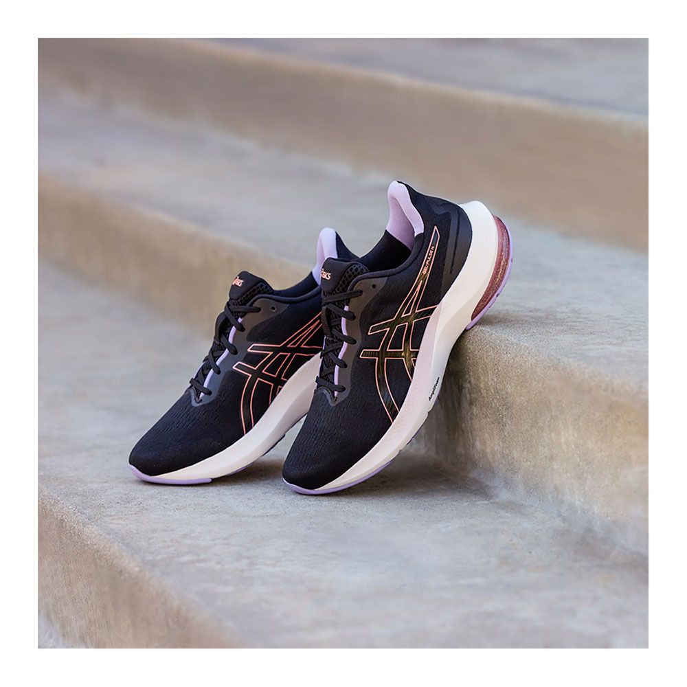 Asics GEL-PULSE 14 - Chaussures running Femme black/papaya