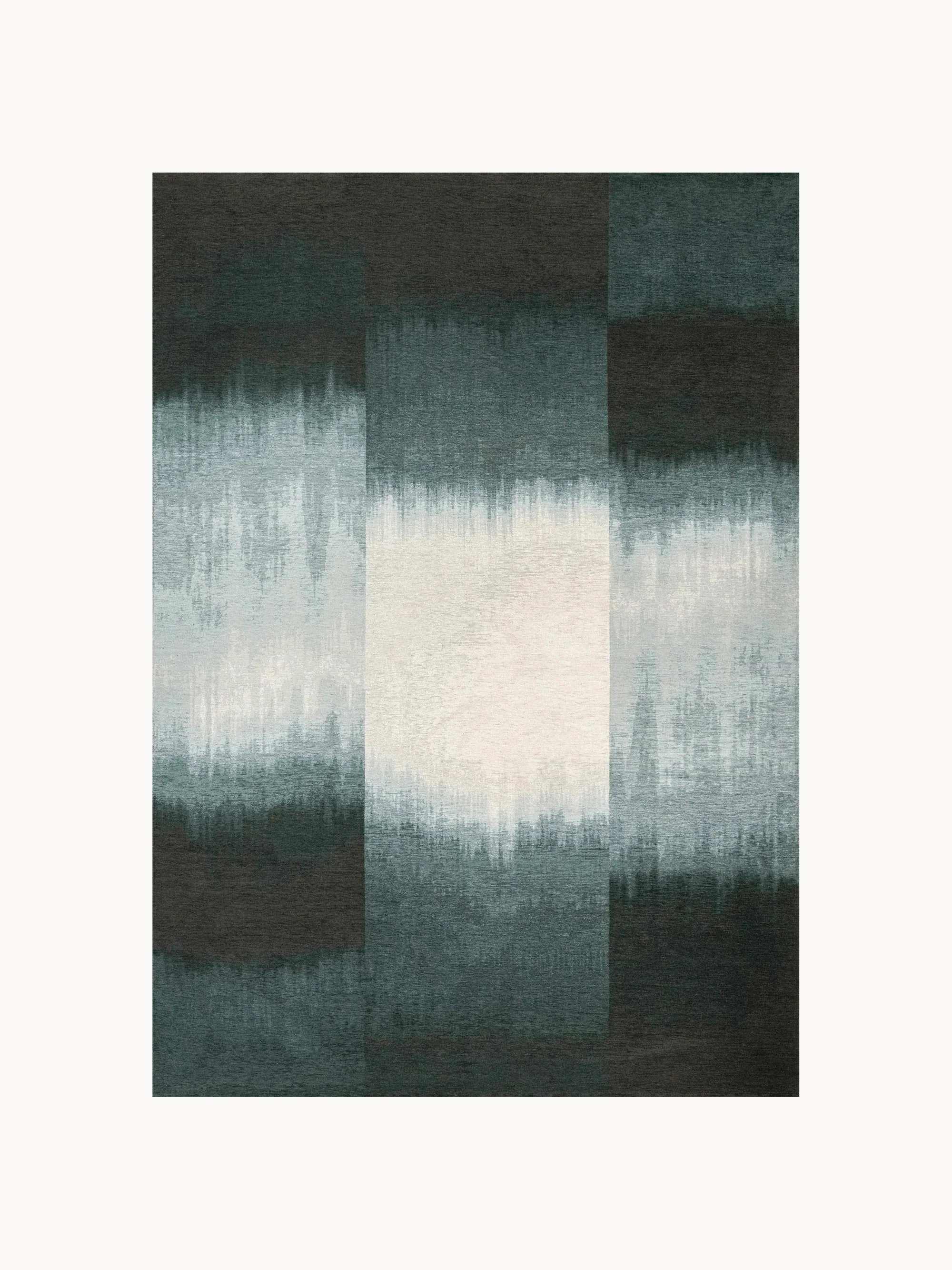 Wasbaar jacquard in- & outdoor vloerkleed Sendai