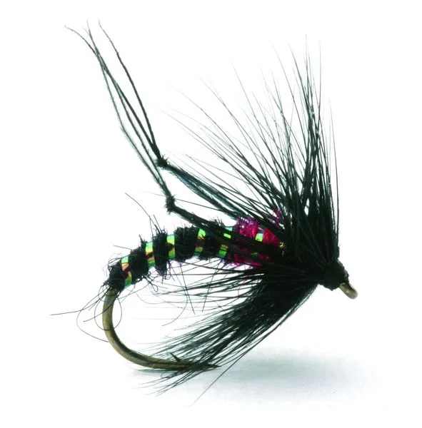Umpqua Flies Hopper Bibio Black/pink/green