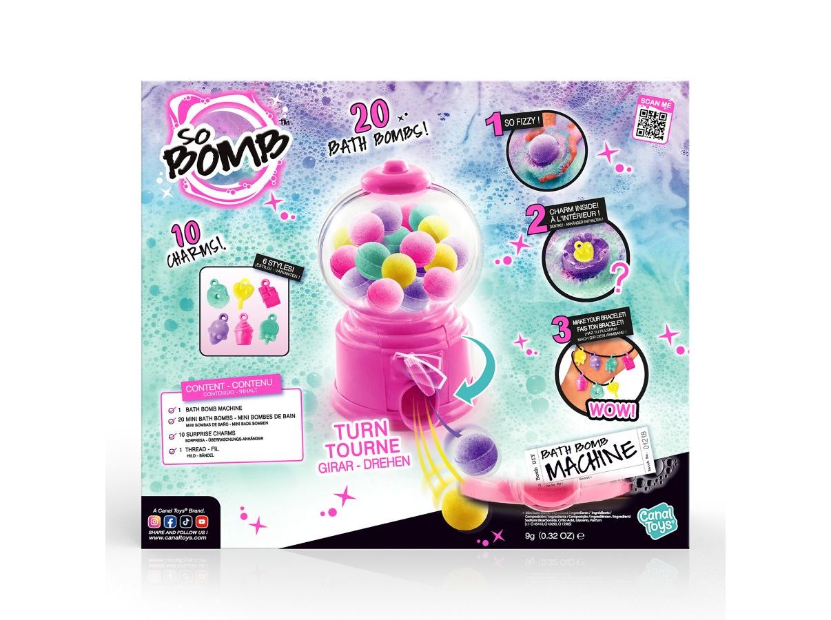 BOMBAS DE BANHO CANAL TOYS DISPENSADOR