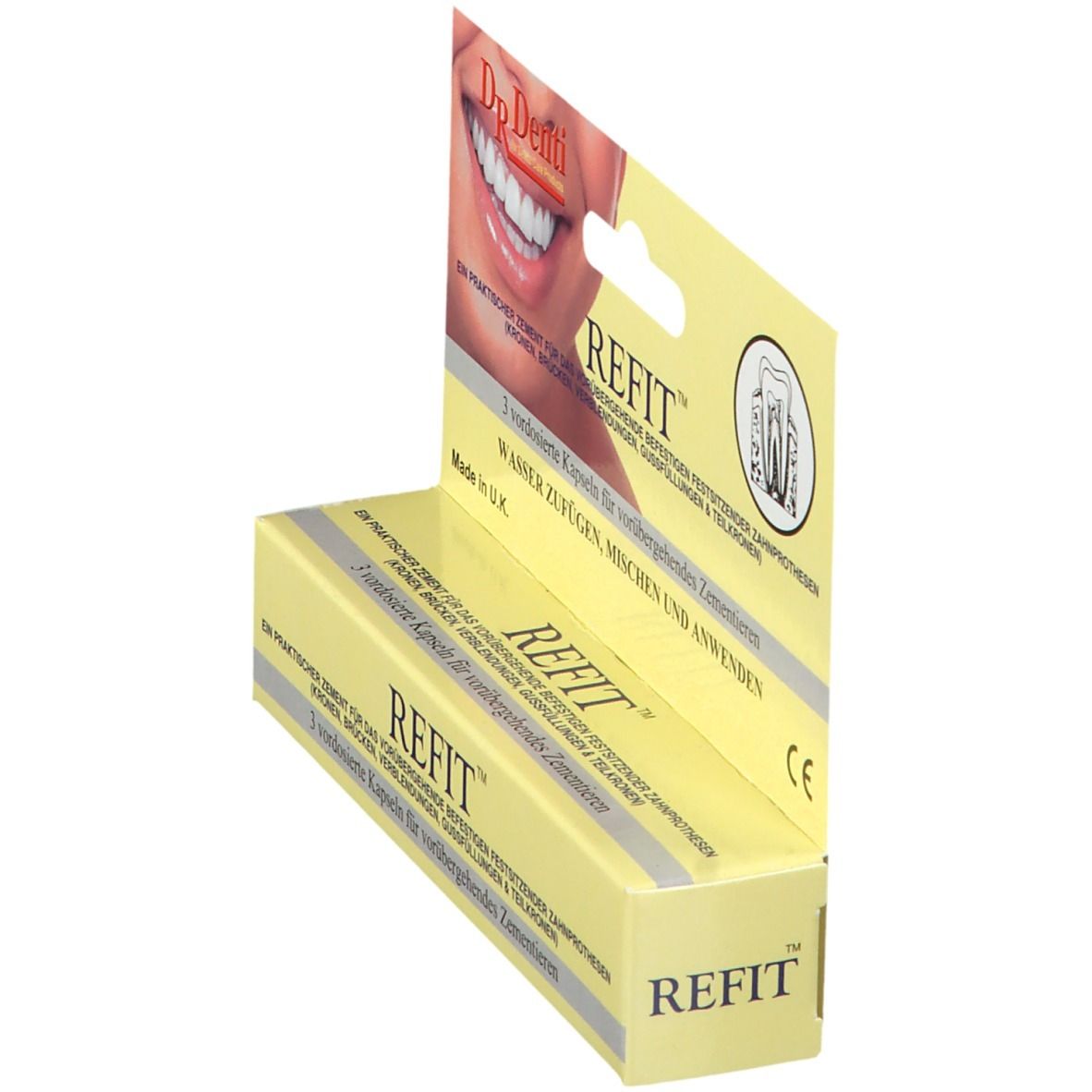 Dr. Denti Refit Zahnzement für Kronen und Brücken