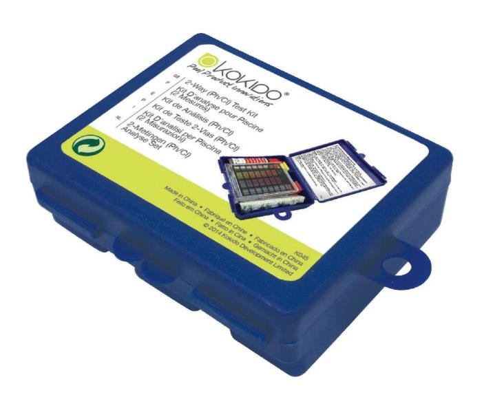 zwembad water druppeltest (Ph-Cl)