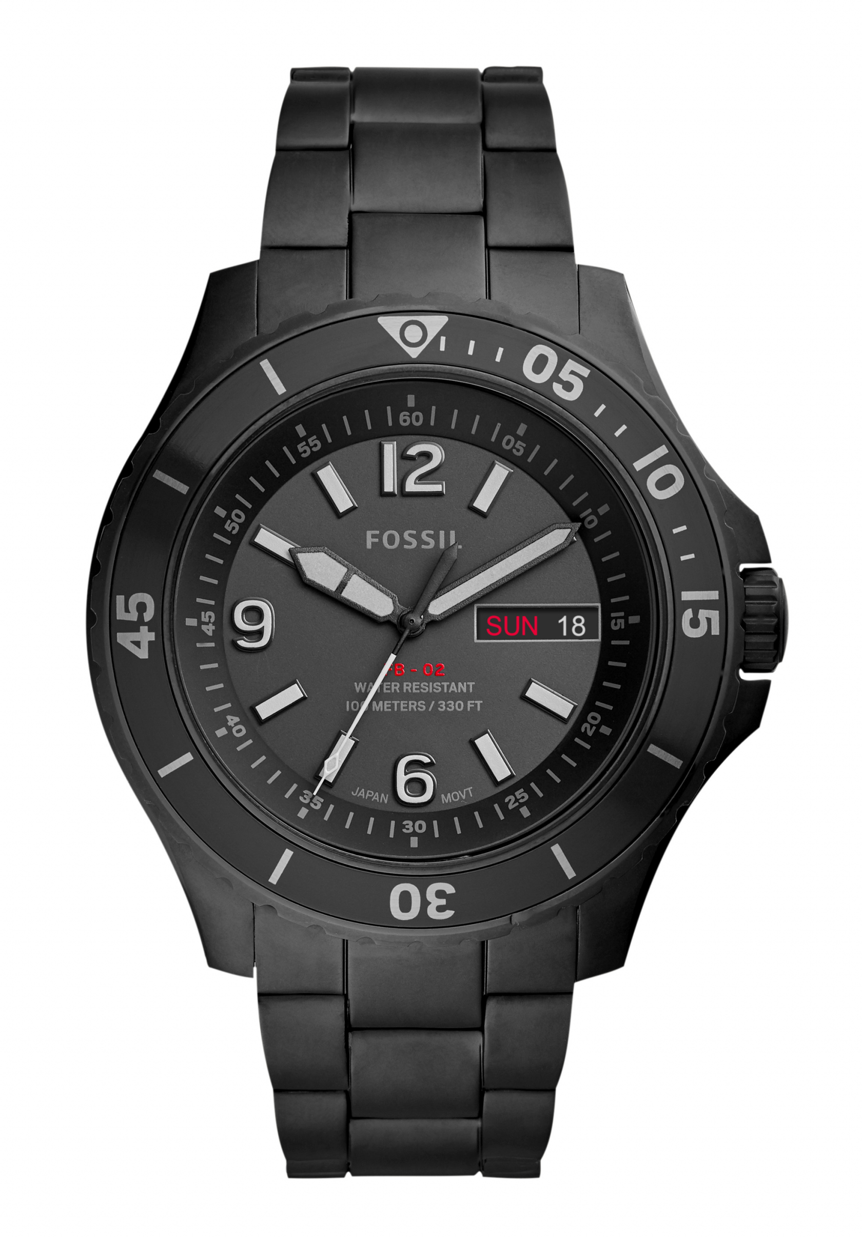 Fossil Herrenuhr Sport Schwarz FS5688