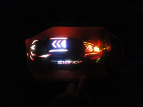 Remote Controled Car with light and sound - Assorted
