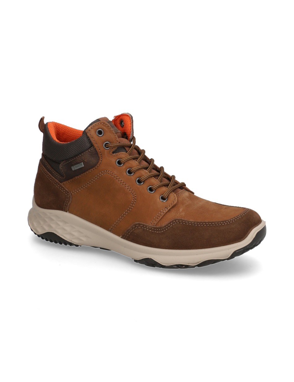 Lederkombination Sneaker Mid Cut