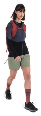 Polaire Femme Icebreaker Merino 200 Realfleece Descender Bleu/Noir