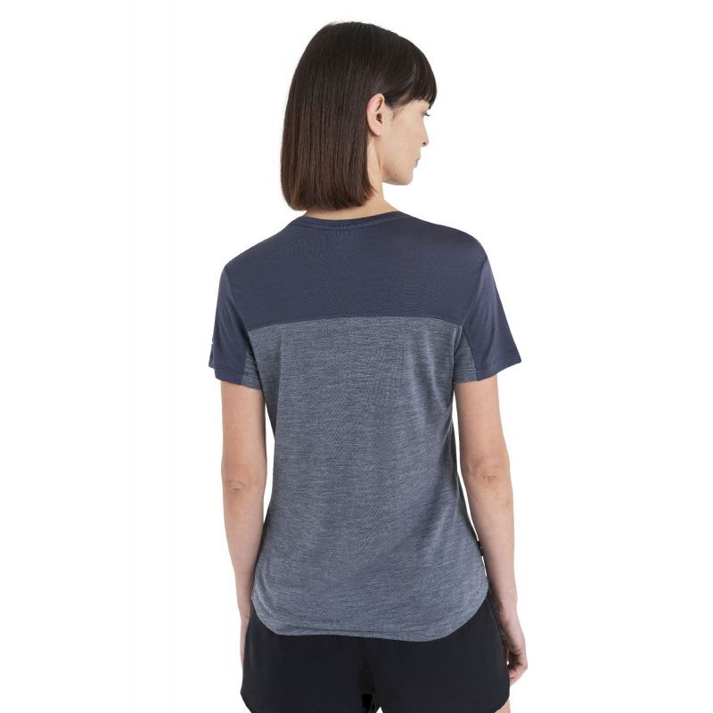 Merino 125 Cool-Lite Sphere III SS Tee Colour Block - T-shirt en laine mérinos femme