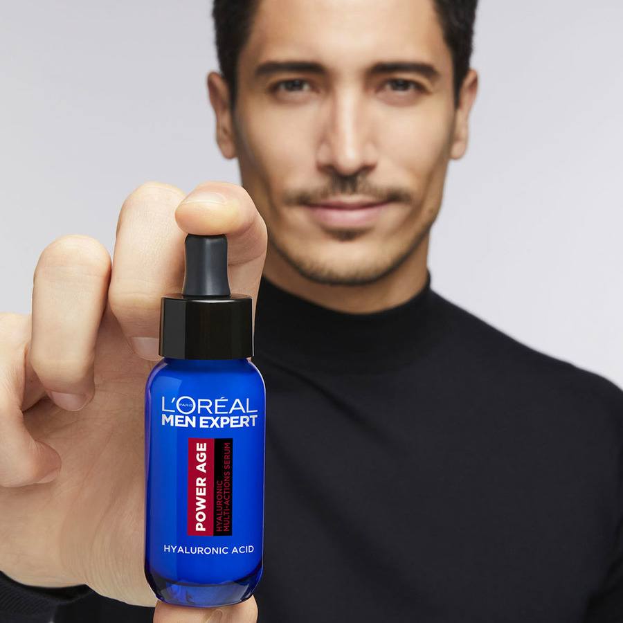 L'Oréal Paris Men Expert Power Age Hyaluronic Multi-Action Serum 30ml + Power Age Revitalizing Moisturiser 50ml