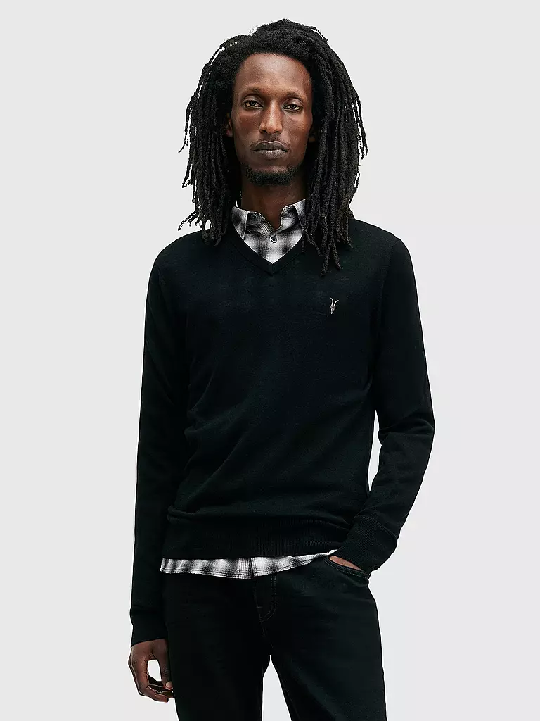ALLSAINTS Hemd Regular Fit ELEKTRA schwarz