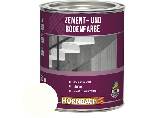 HORNBACH Cementverf Vloerverf Wit 750 ml