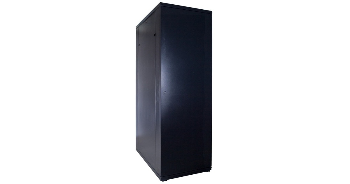 DSI37U serverkast met glazen deur - DS6037 server rack  (Zwart, 600 x 1000 x 1800mm)