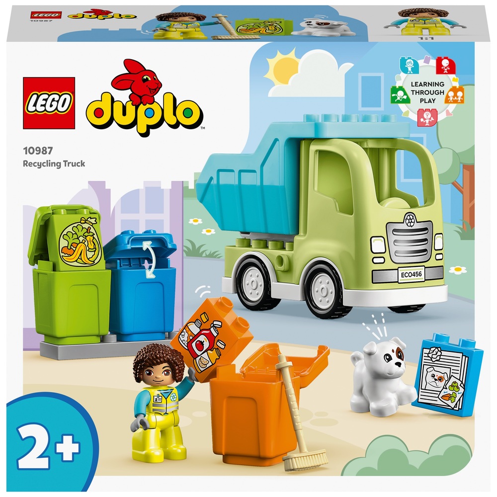 LEGO DUPLO 10987 Stadt Recycling-LKW Farbsortier-Spielset