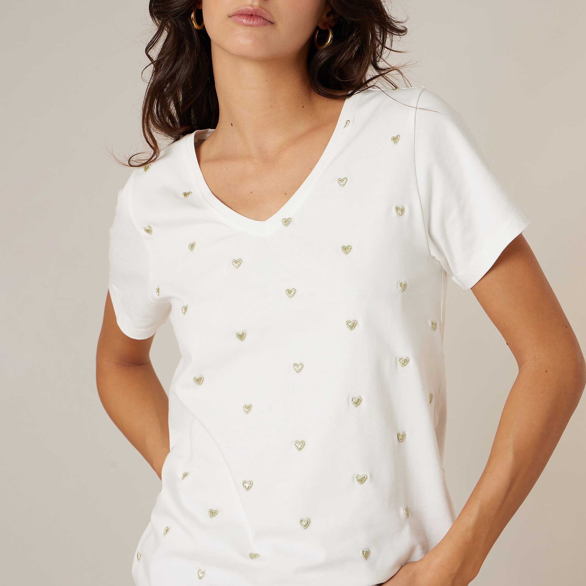 T-shirt Femme blanc